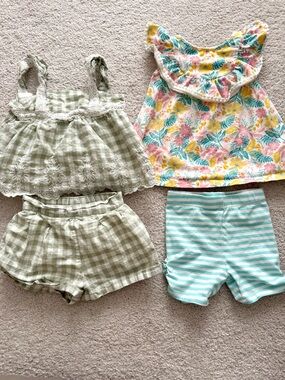 Bundle Set of Two summer matching sets: Rachel Zoe & Haute Hippie 24 Months